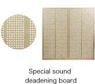 Special sound deadening board