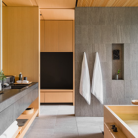 Aman Kyoto／浴室／Kerry Hill Architects